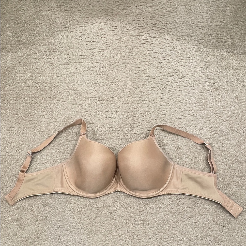 Preowned Fantasie Underwire Smoothing T-Shirt Beige Bra 32F